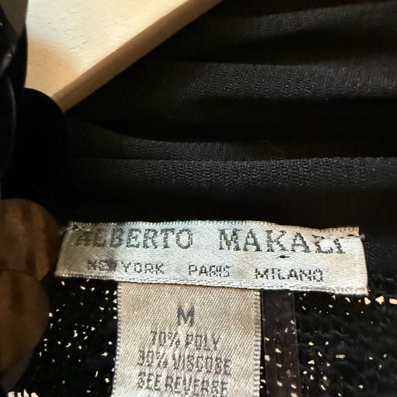 Vintage Alberto Makali  sheer elegant sequinned Cardigan - Picture 6 of 12